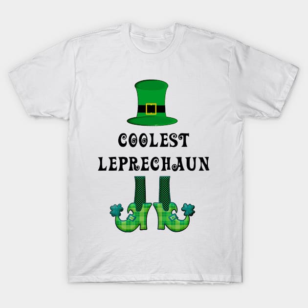 St Patrick's St Paddy's St Patty's Day Coolest Leprechaun T-Shirt by familycuteycom